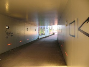 Fietserstunnel aan het station