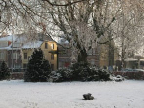 Winterbeeld dorpcentrum 2009