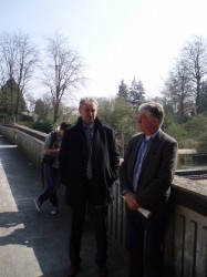 Dir. Van Ingelghem & Burgemeester Koen Volckaerts
