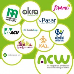 Het ACW is de koepelstructuur van verschillende christelijke sociale organisties