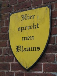 hier spreekt men vlaams
