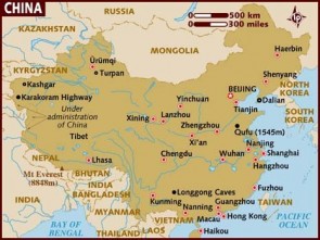 kaart China