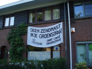 spandoek Groenstraat GSM-mast
