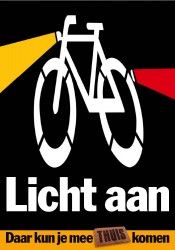 licht aan affiche