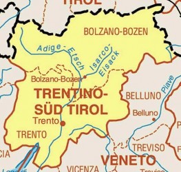 Zuid-Tirol, opgesloten in de Italiaanse staat