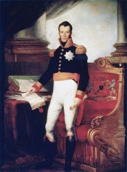 Koning_Willem_I_-_staand_met_de_grondwet_van_1815