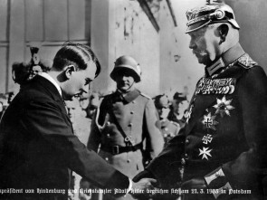 Adolf Hitler en Paul von Hindenburg (foto: tagesspiegel.de)