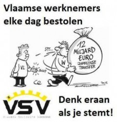 VSV vlaamse werkers bestolen