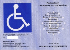kaart gehandikapten