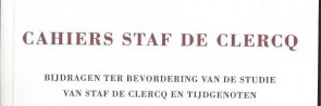 cahier staf de clercq