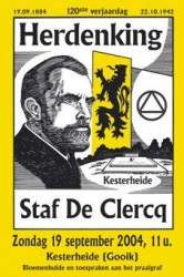 herdenking staf de clercq