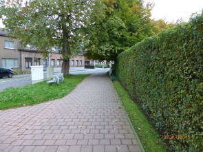 goed beveiligd van de rijweg