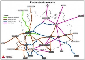 fietsostrade netwerk