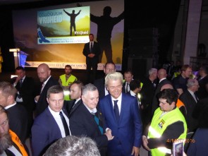 op de foto met Wilders
